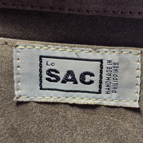 Le SAC Kultura Purse Handbag Handmade Ombre Woven Rainbow Philippines 10" X 7" - Picture 10 of 10